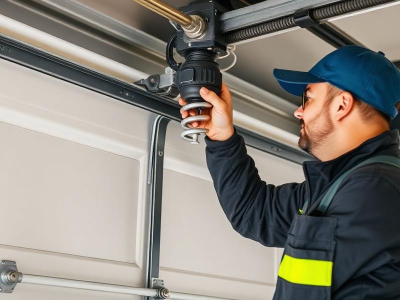 Expert garage door spring repair service by certified technician